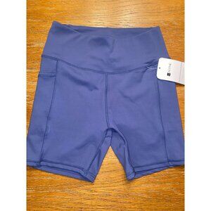 Athletic Shorts With High Waist & Side Pockets For Women